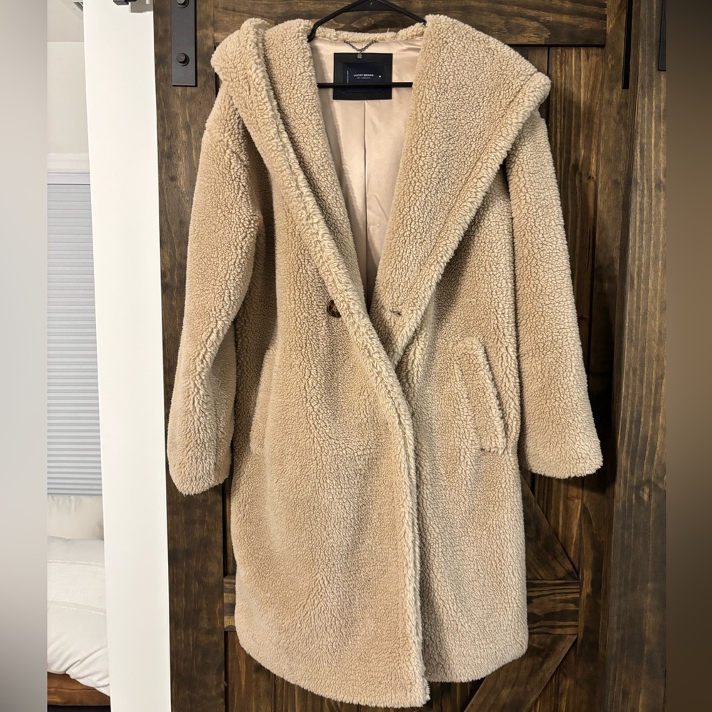 Lucky Brand teddy bear jacket